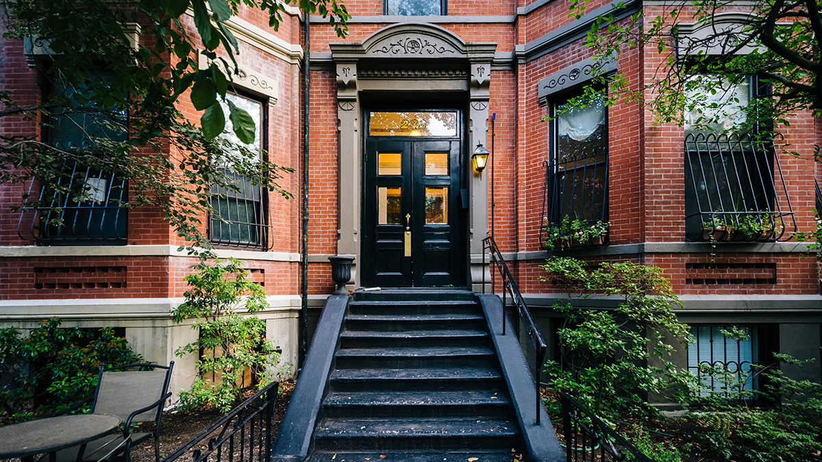 Boston brownstone