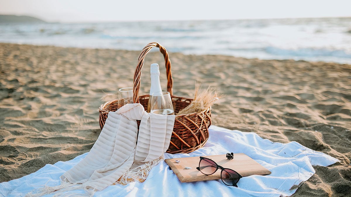 Picnic on the beach